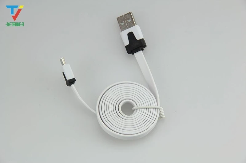 100 шт 1 м/2 м/3 м разноцветный плоский зарядный USB кабель синхронизации данных 8 Pin для IPhone IPad Mini Ipod Nano Ios Micro USB 5pin для samsung
