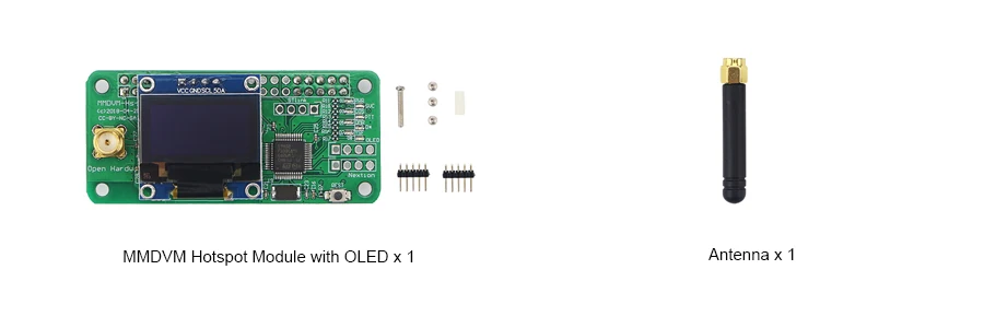 MMDVM цифровой голосовой модем Raspberry Pi Zero Hotspot Плата расширения RTQ P25 DMR D-STAR C4FM YSF для Raspberry Pi Zero W+ чехол