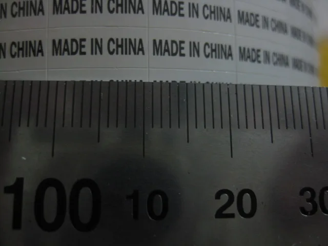 5000 pcs/lot 12x5mm MADE IN CHINA Self-adhesive label sticker Item no.GU01 free shipping | Канцтовары для офиса и дома