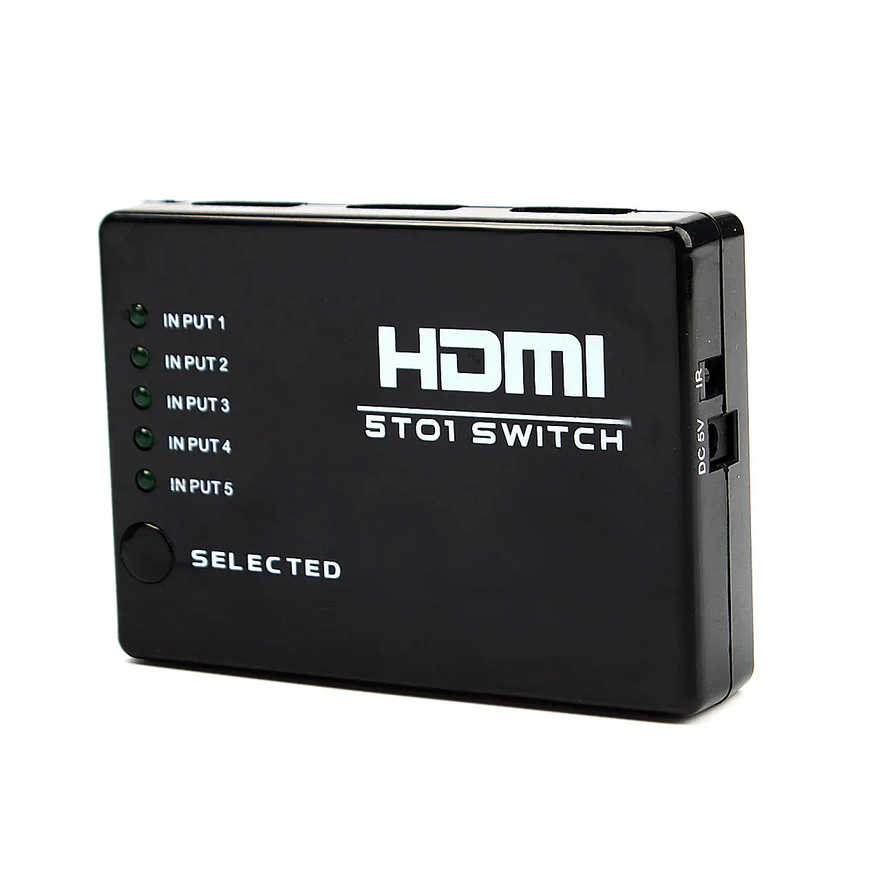 5 портов Full HD Пульт дистанционного управления 1080P 3D HDMI Переключатель Селектор в 1