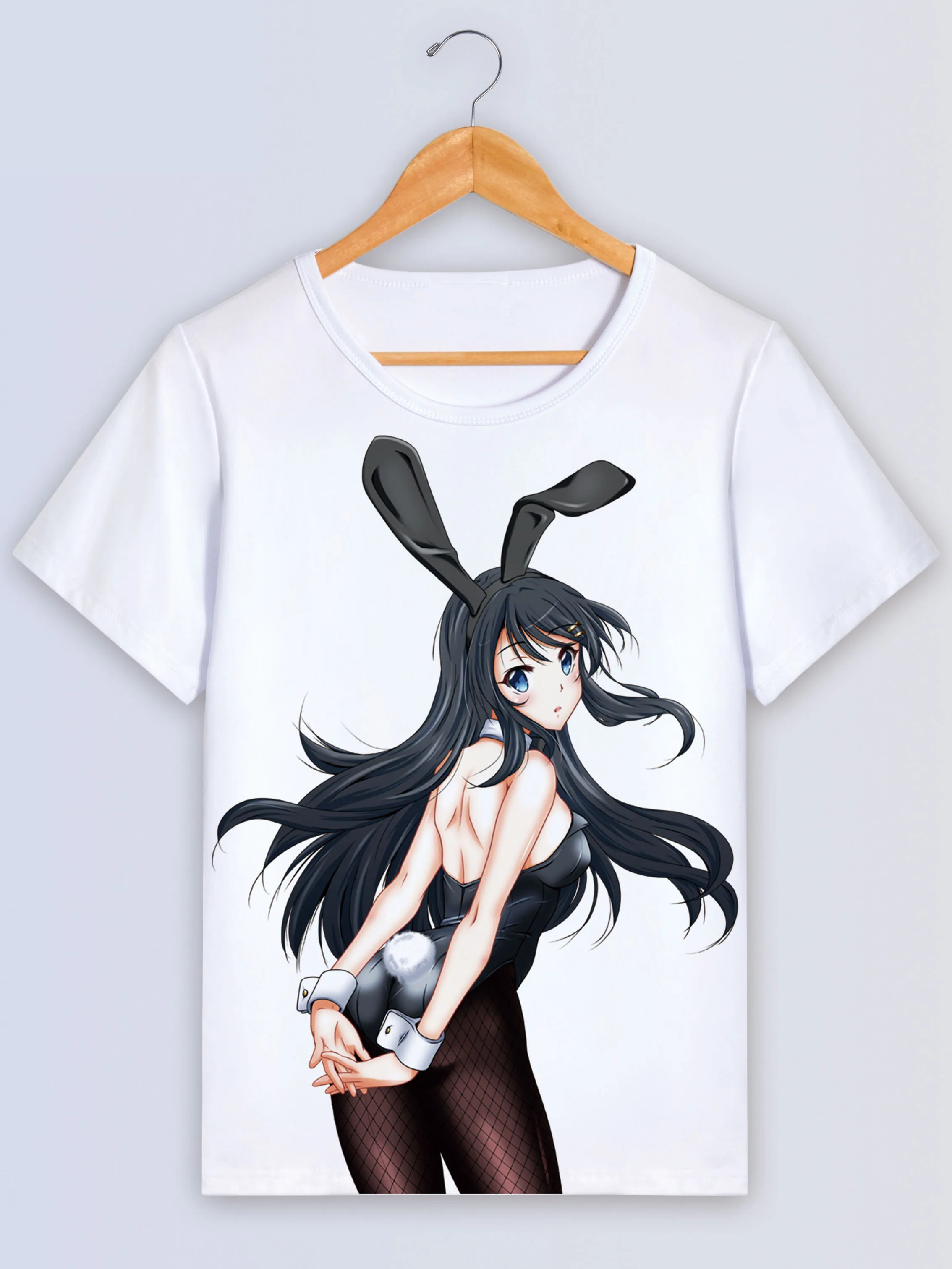 Футболка для косплея из аниме Seishun Buta Yarou wa Bunny Girl Senpai no Yume wo Minai|Мужские футболки| |