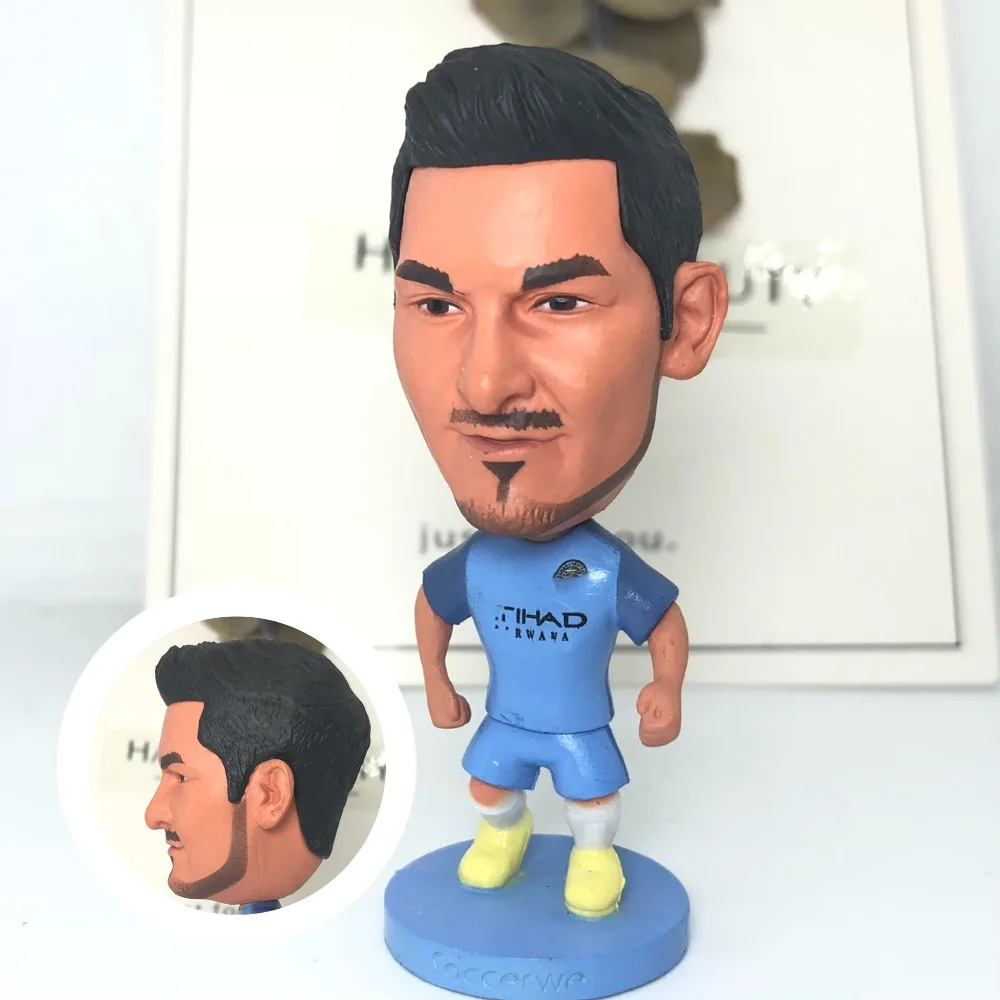 Фигурка Soccerwe Футбольные Звезды Gundogan 8 # подвижные швы Смола Модель игрушки