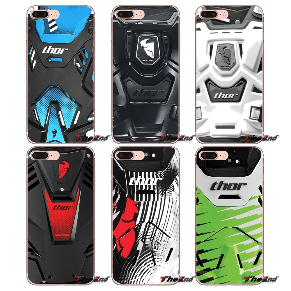 Чехол из ТПУ для iPhone X 4 4S 5 5S 5C SE 6 6S 7 8 Plus Samsung Galaxy J1 J3 J5 J7 A3 A5 2016 2017 Thor MX Sentinel Motocross