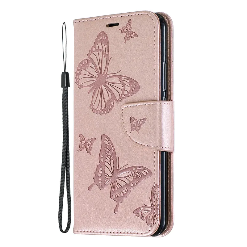 

Чехол для Huawei Nova 3i, чехол с тисненым рисунком бабочки, флип-подставка, кошелек из искусственной кожи с отделением для карт, дизайн для Huawei P ...