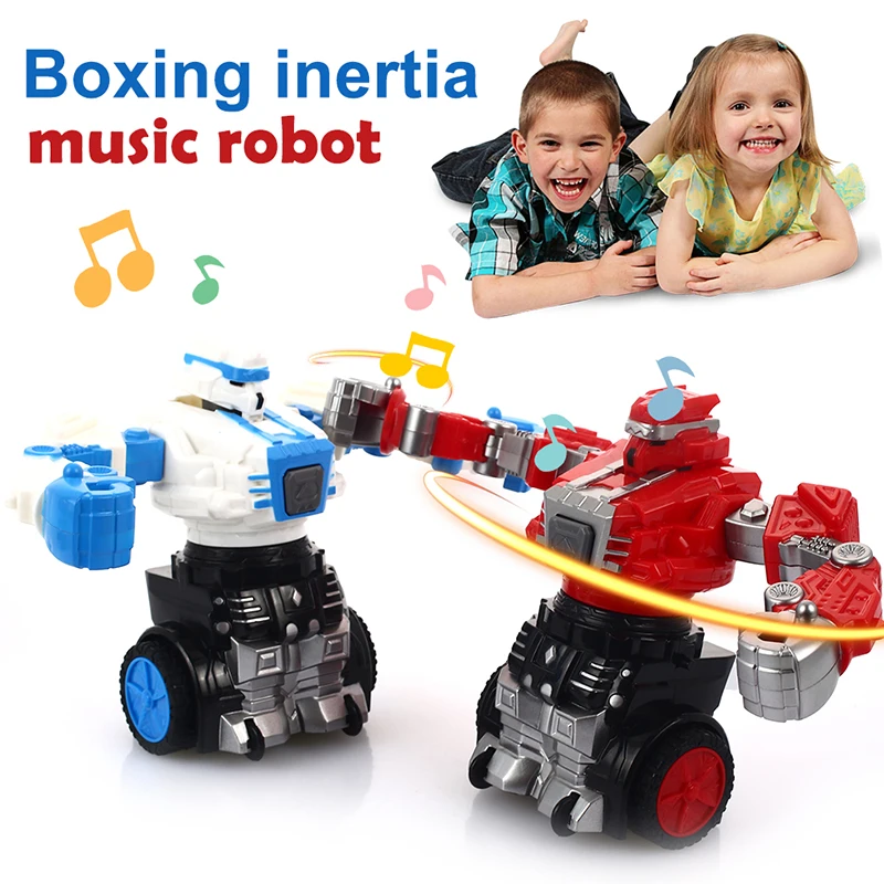 2018 Drop Shipping Double Play Robot High-Performance Toys Competitive Boxing Plastic Fun Boy Inertial | Игрушки и хобби