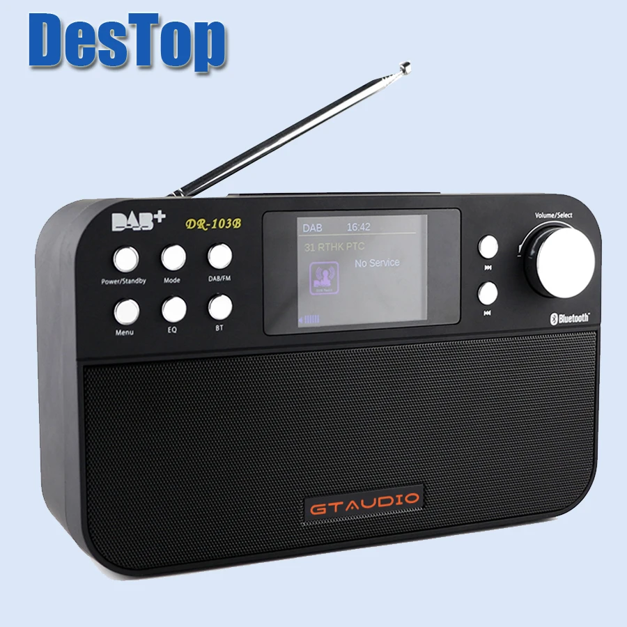 2 шт. FREESAT DR-103B портативный цифровой FM радио DAB RDS Wavebands приемник динамик |
