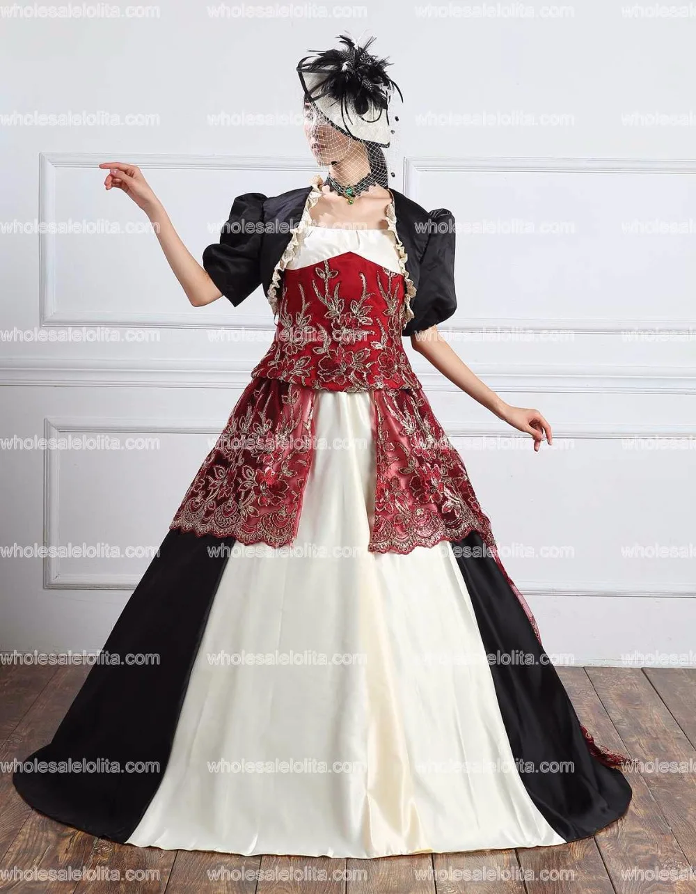 Грузинский 18thc Мария Антуанетта день суд платье Rococo и Carnivale платья стимпанк в