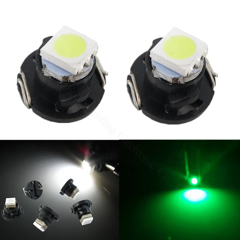 WLJH 10x T5 белый T4.7 Neo клиновидный 5050 SMD светодиодный светильник для прибора A/C для контроля за состоянием окружающей среды для Dodge Ram