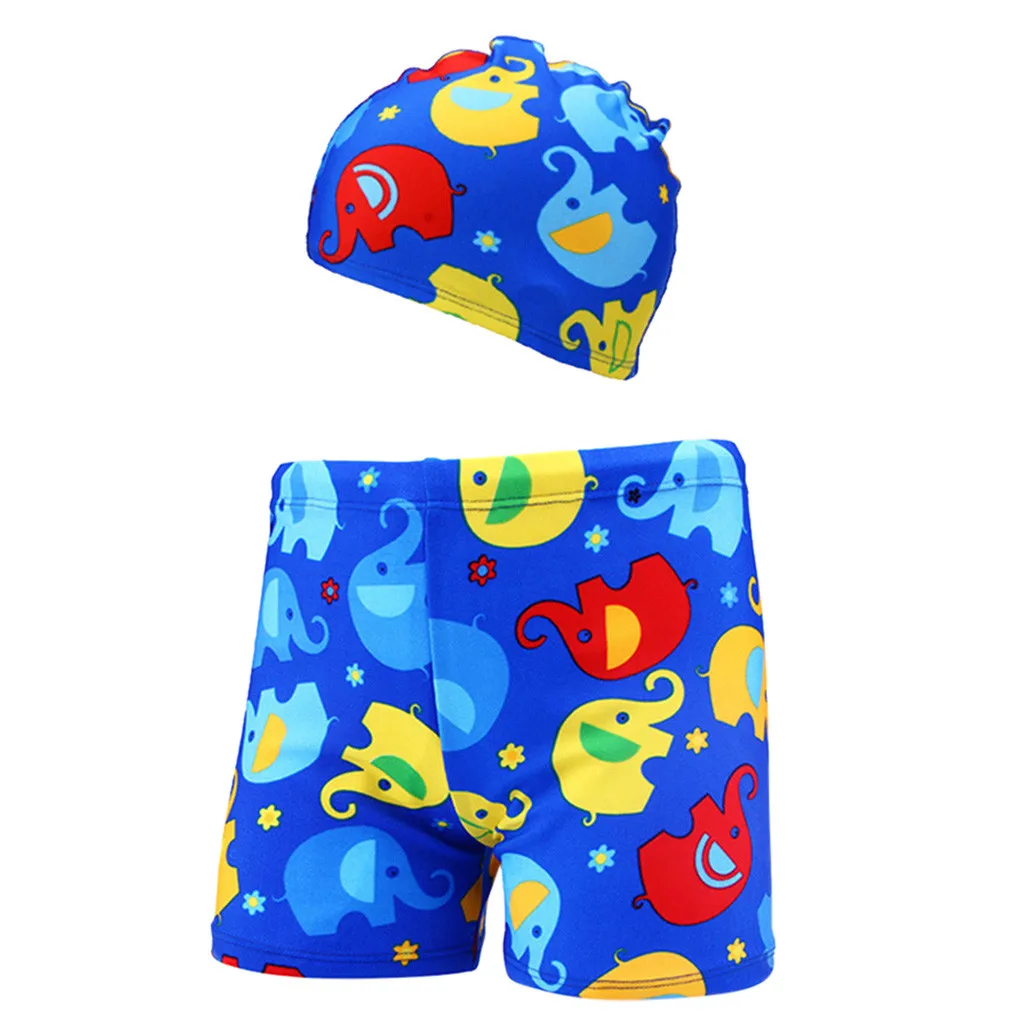 Летняя одежда Детский Эластичный пляжный купальник для маленьких мальчиков
