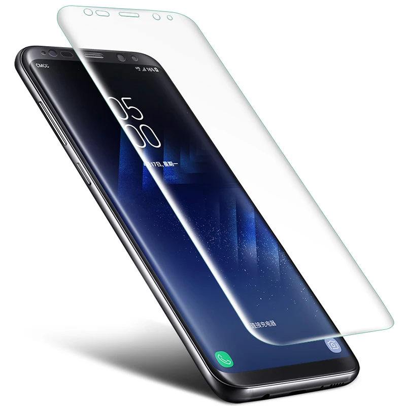 100 шт. 3D полное покрытие изогнутый экран HD протектор Защитная пленка для Samsung Galaxy S8