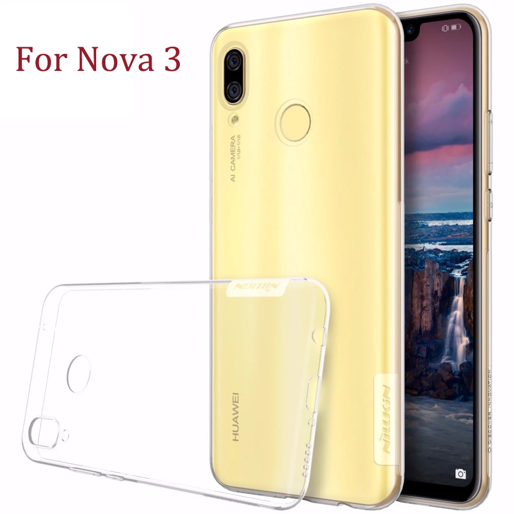 Чехол для Huawei Nova 4/Nova 3 NILLKIN Ультра тонкий прозрачный натуральный ТПУ мягкий чехол 4