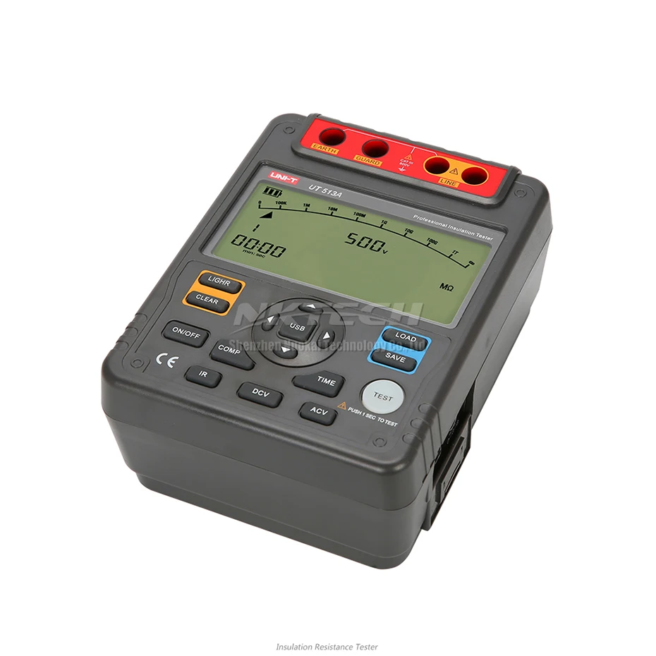 UNI T UT513A 5кв Мегаомметр изоляция заземление Сопротивление Тест er вольтметр данные
