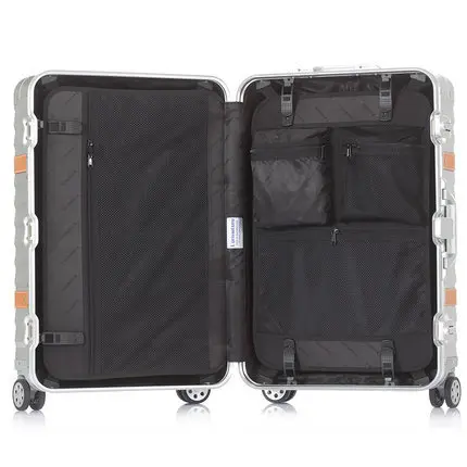 Чемодан на колесиках 20 &quot24&quot 28 &quot100% Алюминиевый сплав с замком|luggage suitcase|trolley