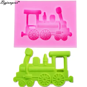 Byjunyeor M383 DIY поезд УФ Смола силиконовая форма помадка Шоколадные конфеты леденец Кристалл эпоксидная мягкая глина выпечки инструменты