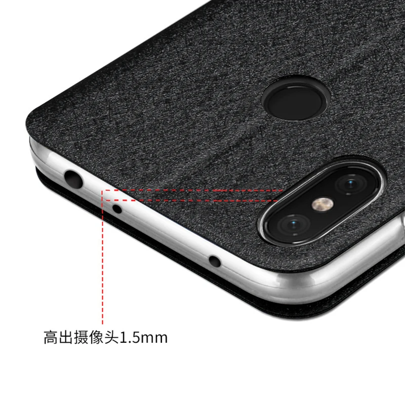 Mofi Original Luxury Leather Flip Phone Case For Xiaomi Mi 9 8 Play Note Max Shockproof Cover |
