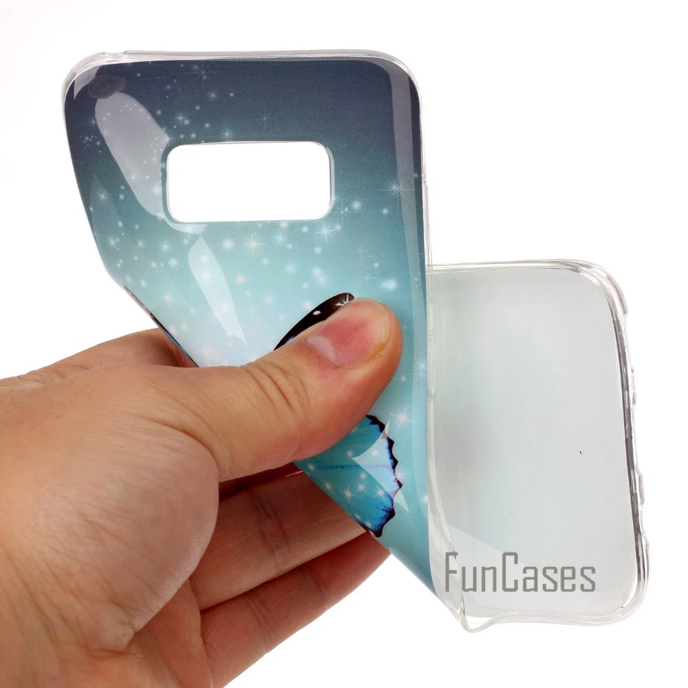 Световой чехол для Coque Samsung Galaxy S8 плюс силиконовый Чехол 6.2 дюймов gaxy telepono|case plus|case