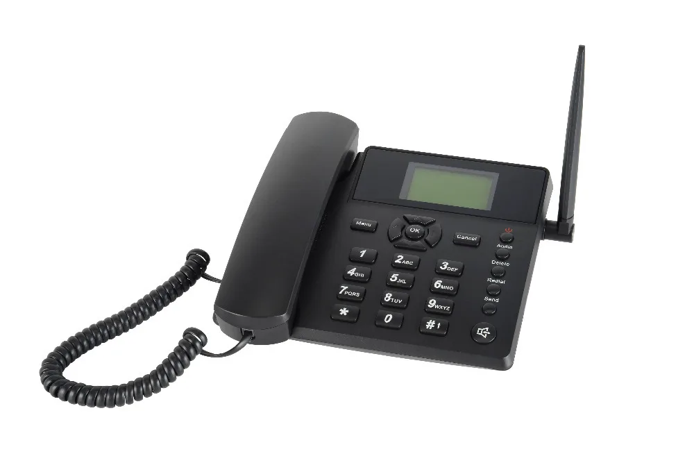 Gsm 850 / 900 1800 1900 мГц фиксированные беспроводная телефон 90% от Поддержка английский Французский Португальский