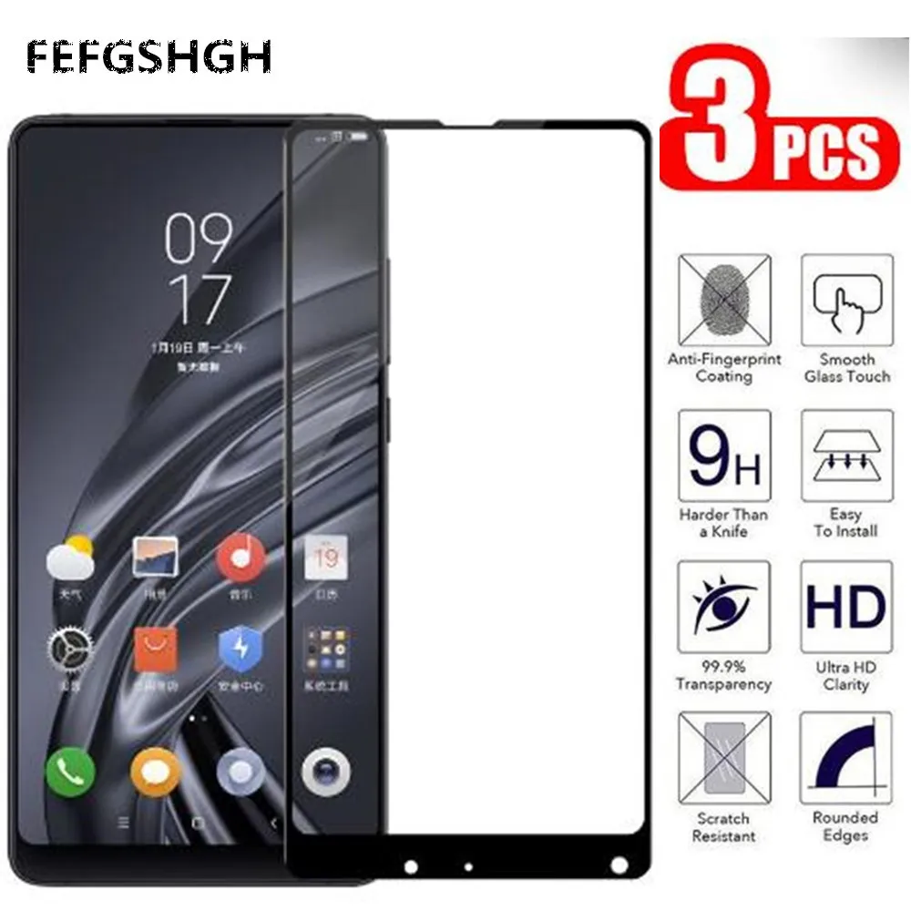 Полное покрытие из закаленного стекла для Xiaomi mi X 2 2S 3 x X2 x2S x3 Защитная пленка
