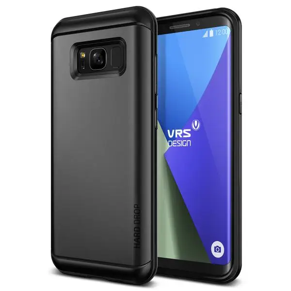 VERUS для samsung Galaxy S8 Plus, чехол, твердый, капля, PC+ TPU, гибридный, ударопрочный, тонкий, подходит для Thor Armor VRS, дизайнерский чехол S8+ чехол s - Цвет: Dark Silver