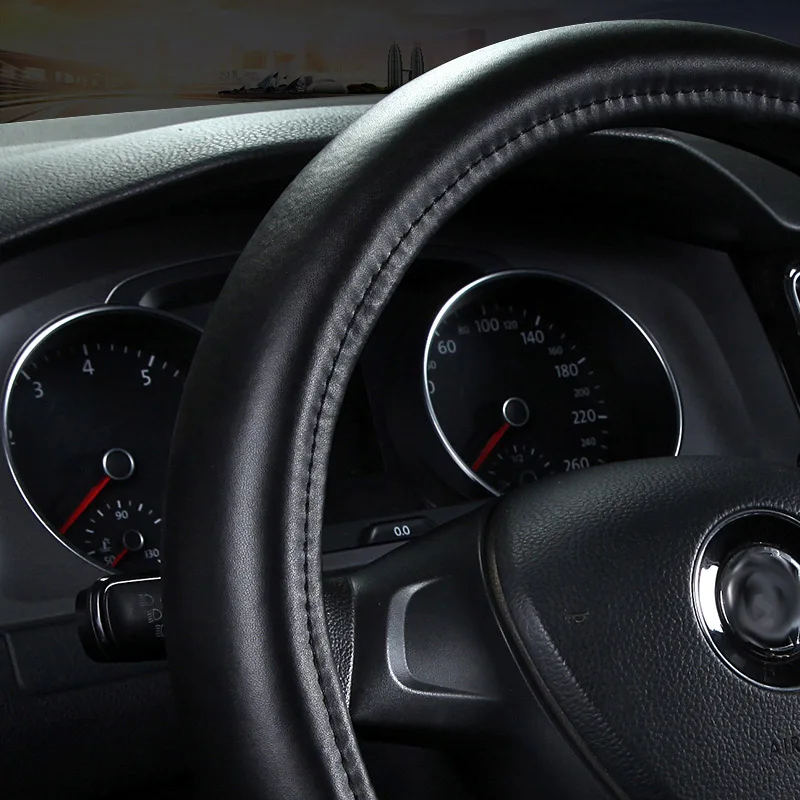 Кожаный чехол на руль для BMW e60 g30 аксессуары интерьера чехлы funda volante ford fiesta seat