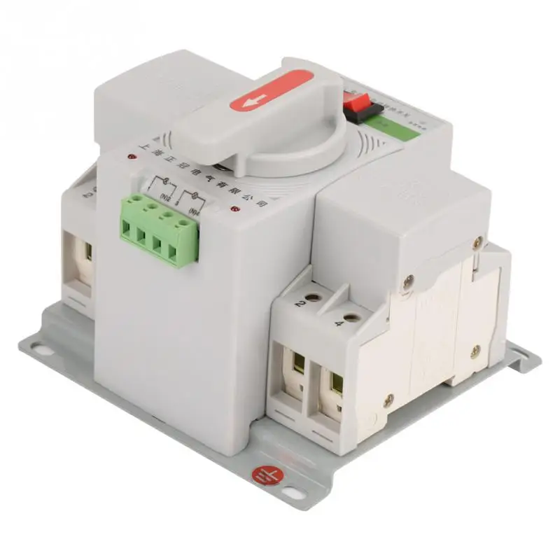 Переключатель передачи 2P 63A 220V MCB тип мини двойной мощности автоматический