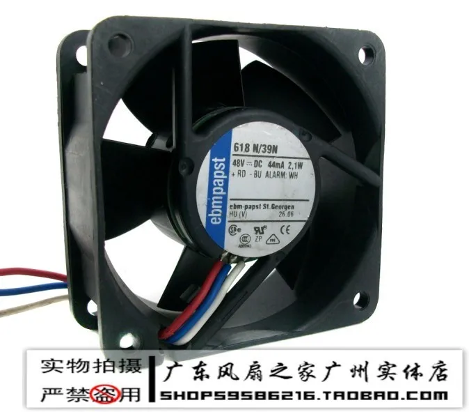 Для Ebm papst 6025 6 dual ball 48v 2 1 w высококачественный чехол для компьютера fan 618n 39n|computer case