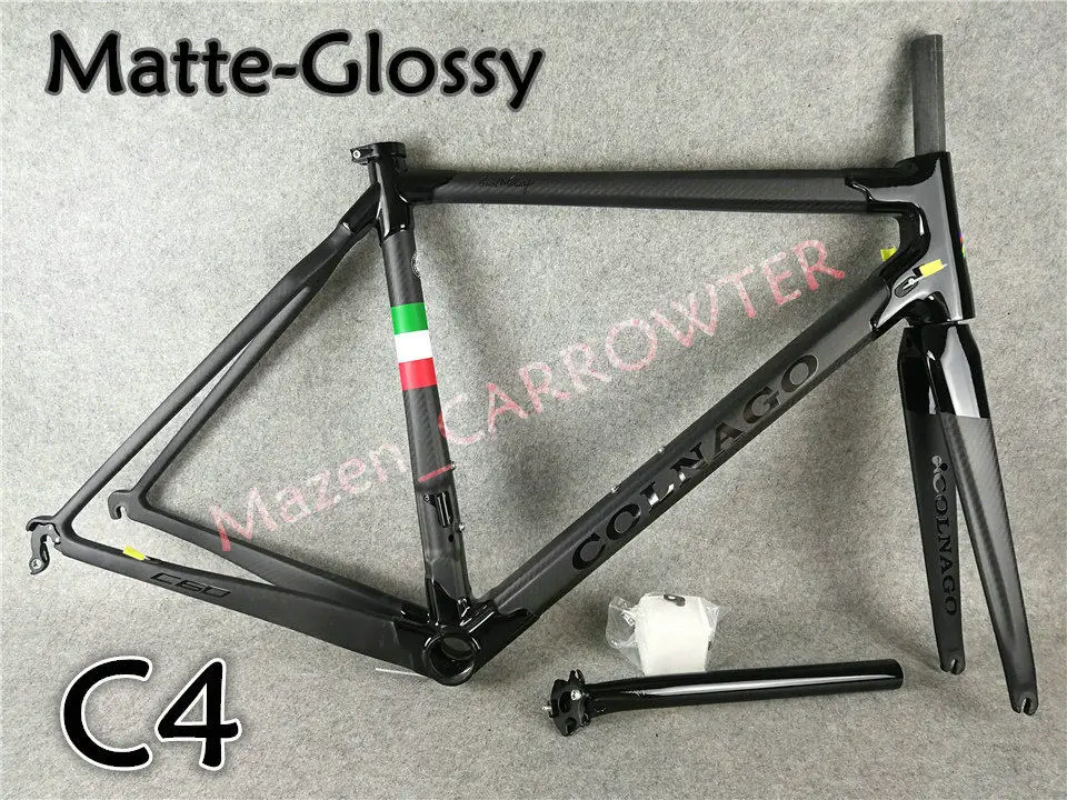 18 цветов T1000 CARROWTER Colnago C60 карбоновая рама для дорожного велосипеда с 48/50/52/54/56 см BB386 3 к матовая/глянцевая