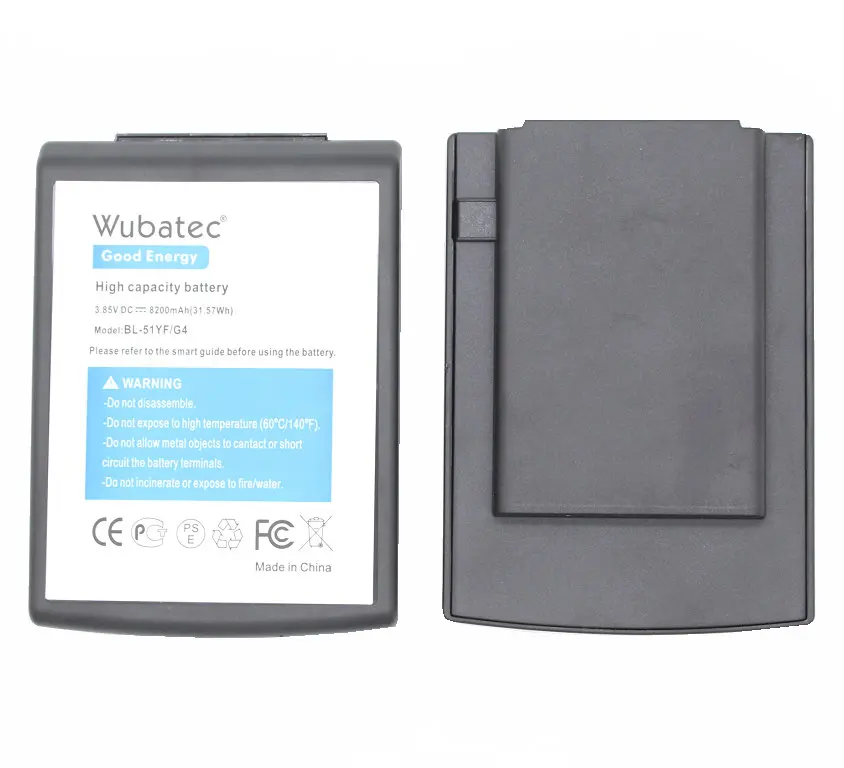 Wubatec 1x G4 BL 51YF 8200mAh Аккумулятор для LG H818 VS999 VS986 US991 F500S F500K F500L H810 H815 Расширенный