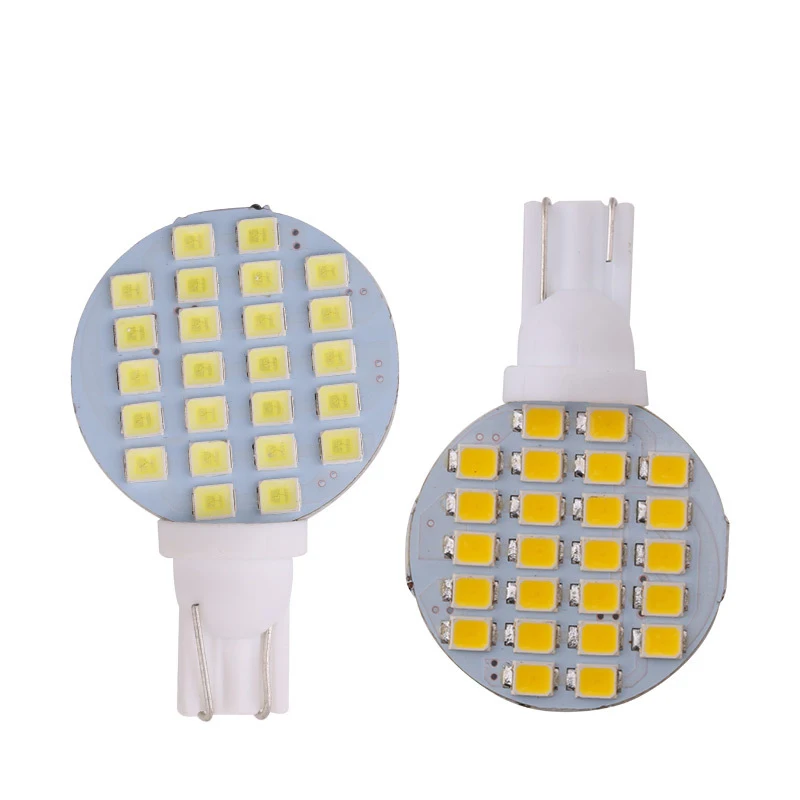 1x супер яркий T10 W5W 24 SMD 3528 LED панель Авто боковой свет 194 068 501 клиновидный купол