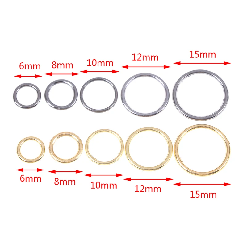 100 шт./лот серебро/золото/розовое золото бюстгальтер кольца ползунки крючки lingeria