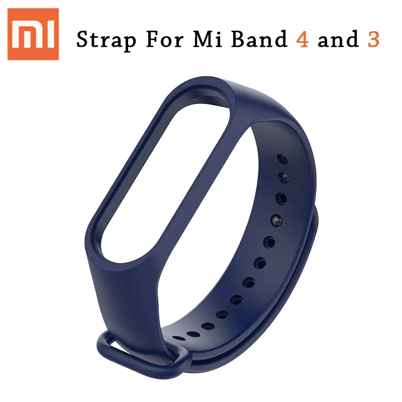 Силиконовый mi Band 3 4 ремешок для оригинальной Xiaomi band браслет часы сменный на