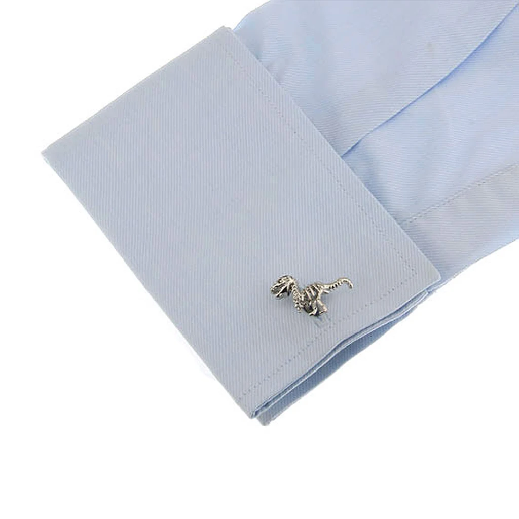 Мужские запонки в виде скелета динозавра тираннозавра|cufflinks designer|designer cufflinkscufflinks