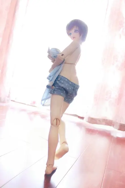 BJD кукольные шорты синий белый волнистый короткий стиль для 1/3 SD16 Девочка Кукла