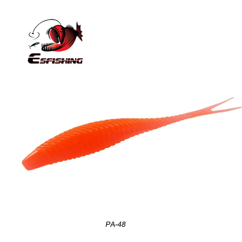 PA48 Esfishing, приманка для рыбалки, Черный Гольян, броня, Shad 120 мм, 6 шт., мягкие приманки для ловли щуки, форели, кренкбейт для ловли карпа, медленный джиг - Цвет: PA48