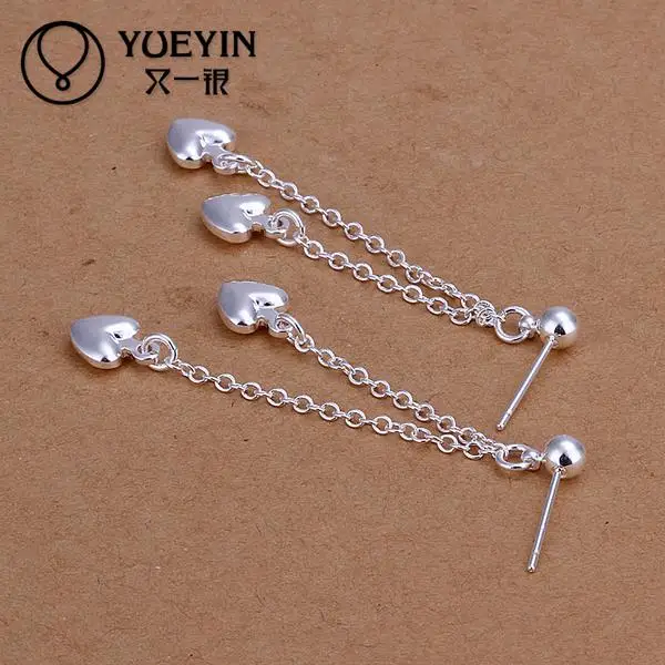 New fashion Design silver plated jewelry Women's earrings Fashion brincos Earhook Wholesale long Dangle earring | Украшения и