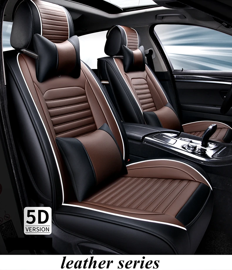 Переднее+ заднее 5 кожаное 5D покрытие для автомобильного сиденья, автомобильные аксессуары для сиденья Arona Ateca Altea Exeo Ibiza IBL IBX Toledo, автомобильные аксессуары