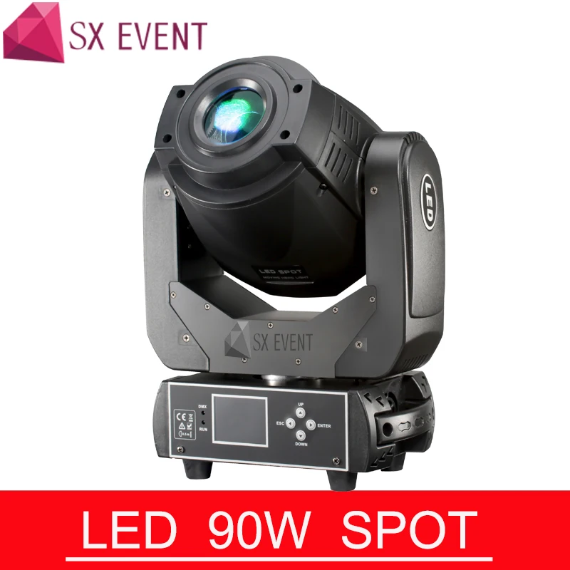 90WLED гобо Lyre Spot Лира Moving головной свет с 3 уход за кожей 6/16 канал для танцполов