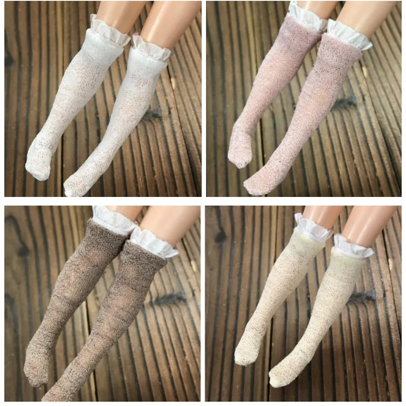 Новинка 5 пар аксессуаров для кукол кружевной чулок подходит Licca Azone Barbies 1/6|blythe