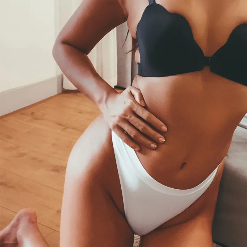 Женские трусы шелковая шаль бесшовные низкая посадка для девочек женские