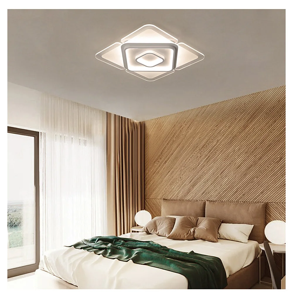 Светодиодные потолочные лампы квадратные скандинавские для спальни гостиной