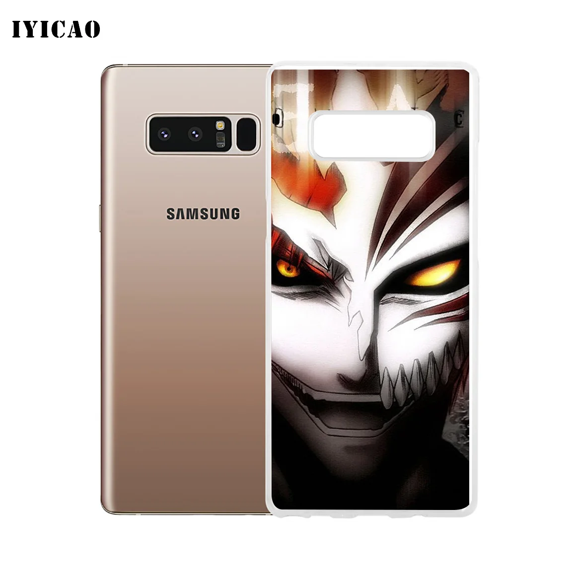 IYICAO BLEACH ichigo маска мягкий силиконовый чехол для телефона Samsung A5 A6 Plus A7 A8 A9 J3 J5 J7 Note 8 9