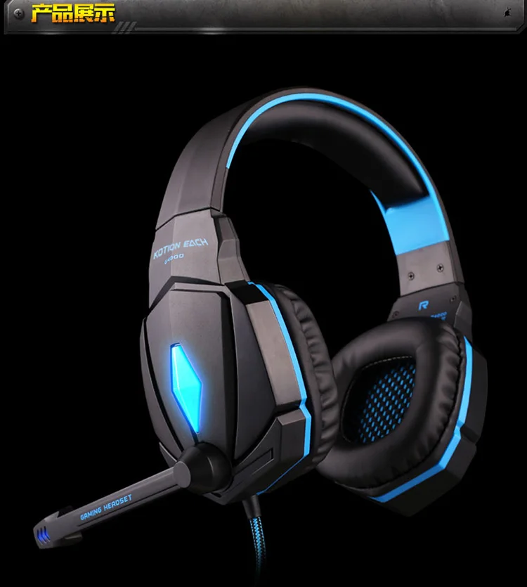 Игровые стереонаушники Kotion EACH G4000 лучшие игровые наушники с глубокими басами