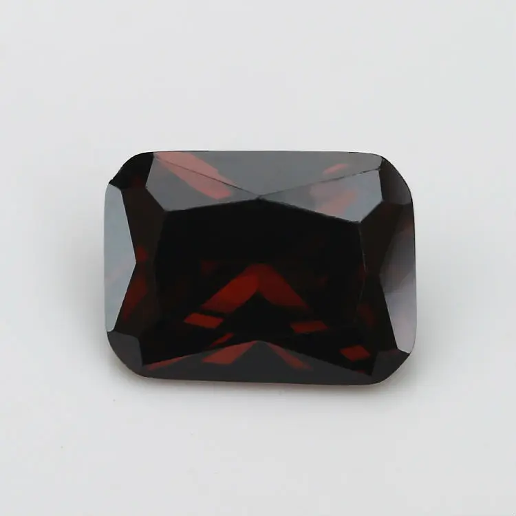 50 шт форма восьмиугольника 5А + кофейный цвет CZ камень 3x5-10x12mm искусственные камни