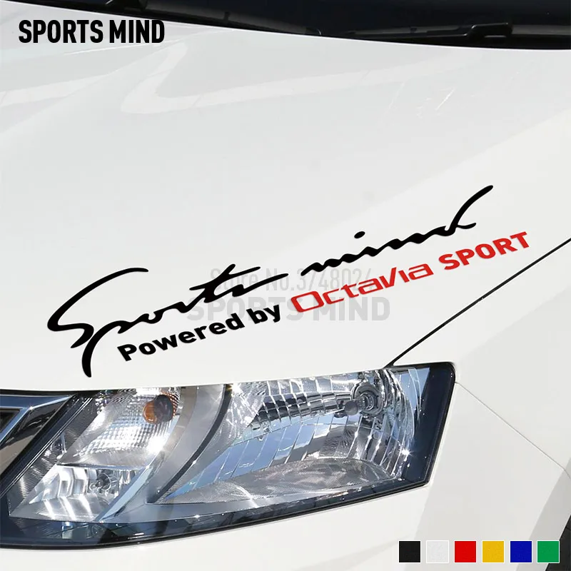 2 Pieces Customizatable Sports Mind Car Styling exterior accessories Automobiles Sticker For skoda octavia a5 a7 | Автомобили и