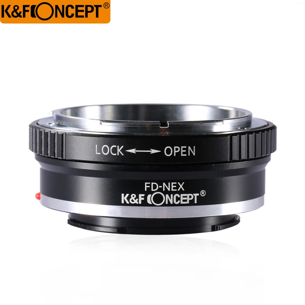 K&F concept Переходное Кольцо FD-NEX FD Объектива на Sony NEX-3 NEX-5 NEX-VG10 NEX фотоаппарата переходник