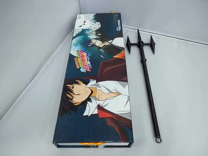 Hitman Reborn Mukuro Rokudo хром докуро тройник брелок деревянный оружие Косплей Реквизит 30