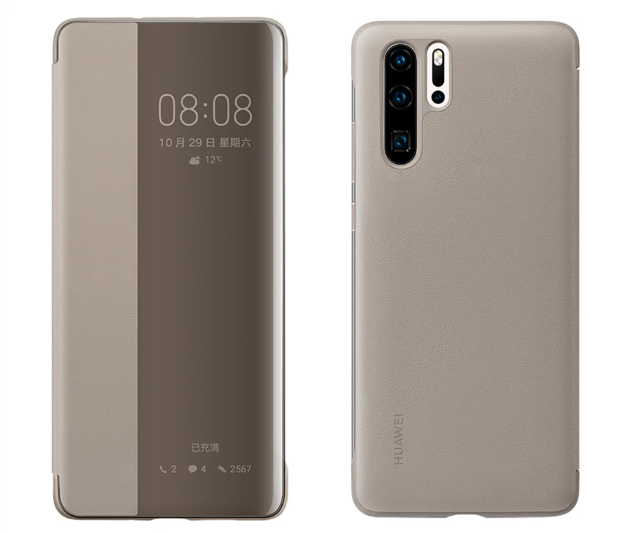 Huawei P30 Pro Чехол Официальный Смарт-Чехол из искусственной кожи флип-чехол huawei P30 Pro Чехол huawei P30 чехол для телефона Funda