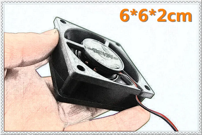 

1pc K753b DC Brushless Radiator Fan Nominal Voltage 12v Actual 6-18v for Induction Cooker Free Shipping USA