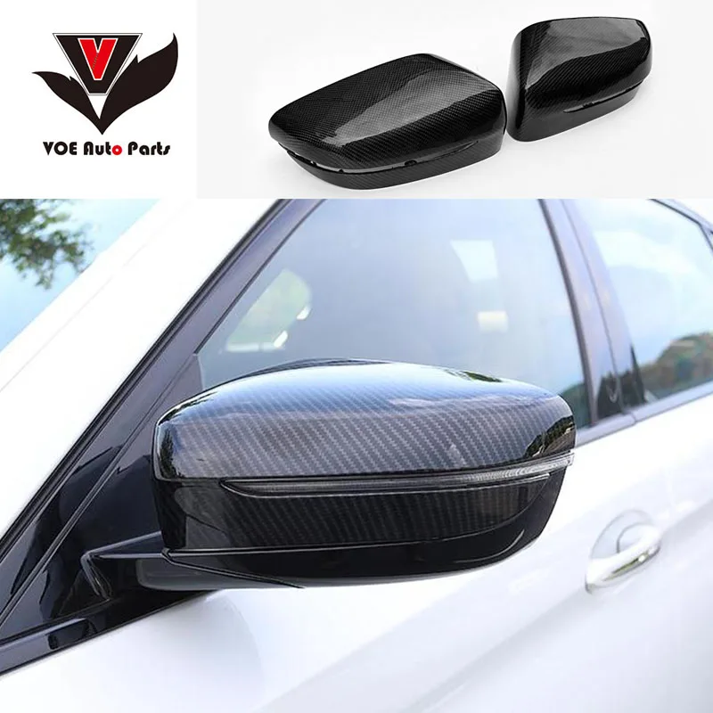 

G20 G30 G31 Carbon Fiber Original-style Car-racing Rearview Side Mirror covers Caps for BMW G20G30 G31 New 3-Series 5-Series