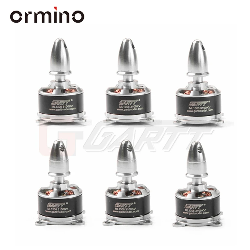 Ormino бесщеточный мотор 4/6 шт 1306 3100KV CW CCW 2 S 3 высококачественный радиоуправляемого